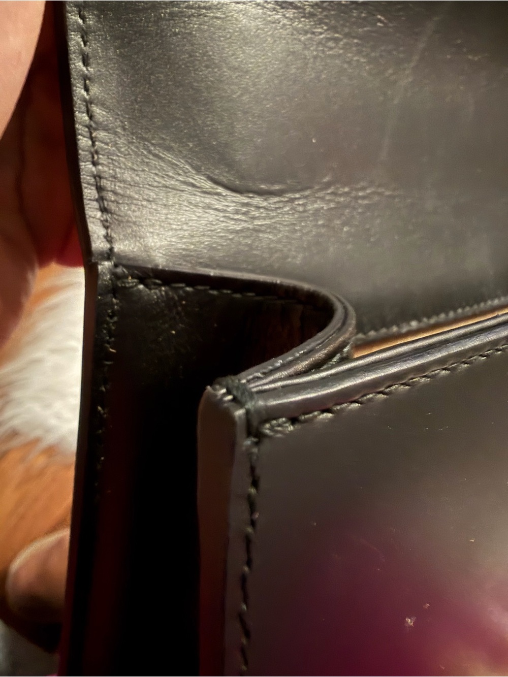 GUCCI Black Leather Sylvie Shoulder Bag / Crossbody - Picture 13 of 16